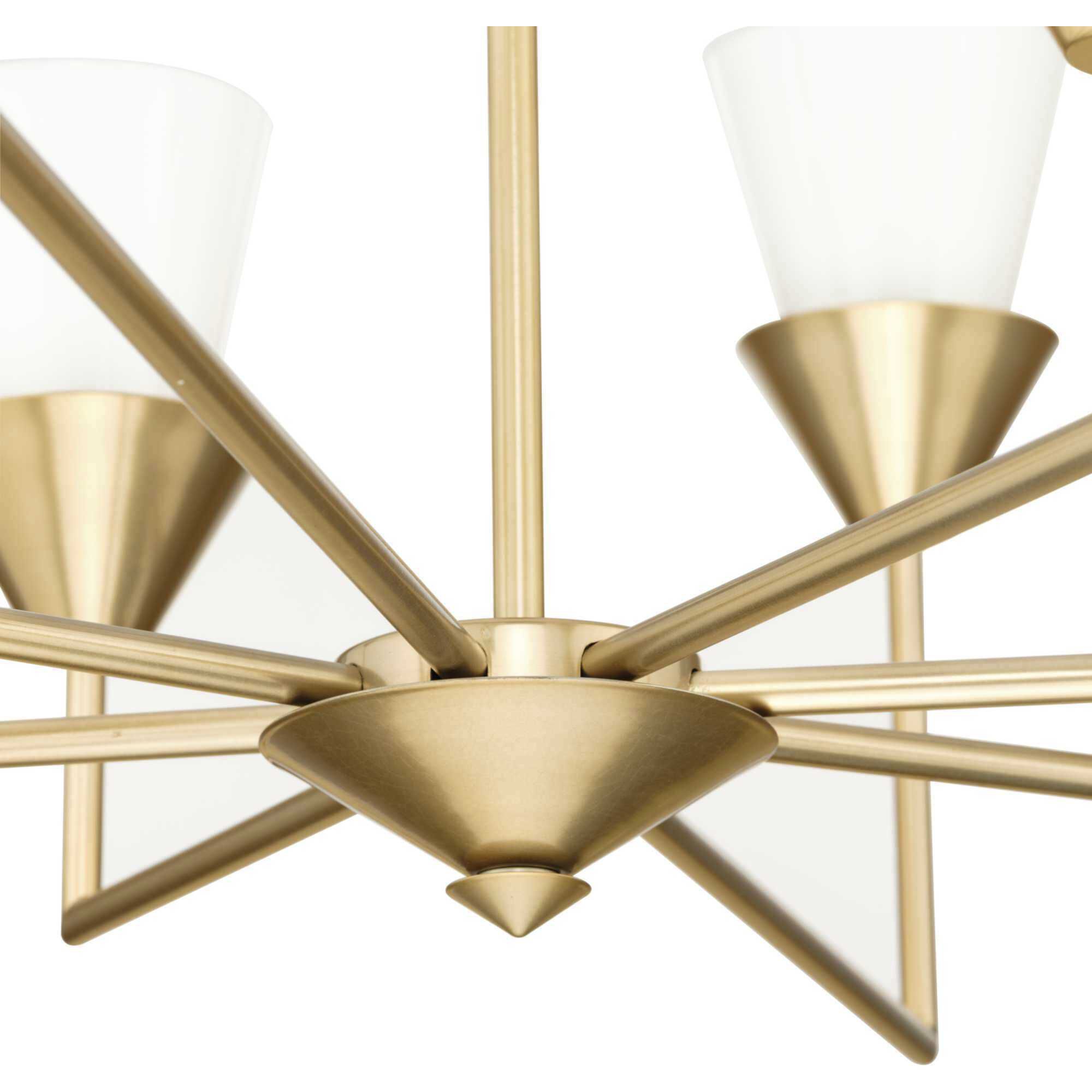 Progress P400373-205 Pinellas 8 Light 40 inch Soft Gold