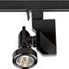 Track Lighting 1 Light Black Miniature Halogen Track Head Ceiling Light