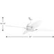 Soar 54 inch White Ceiling Fan, Progress LED