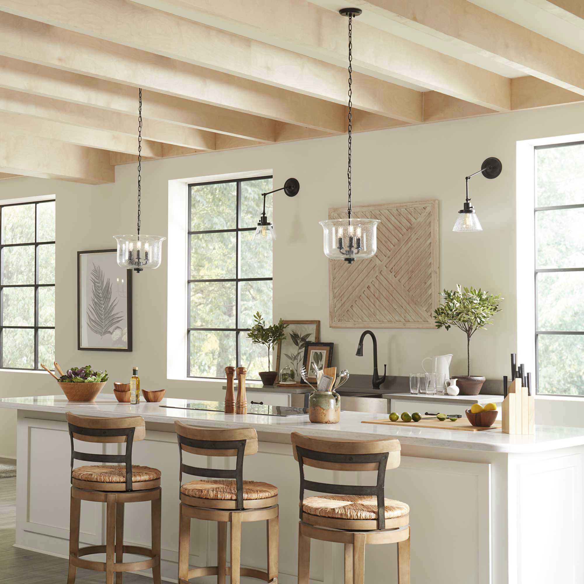 Hinton 18 inch 60.00 watt Matte Black Swing Arm Wall Light