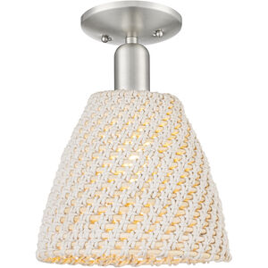 Natural Ballston Dome 1 Light 9.00 inch Semi-Flush Mount