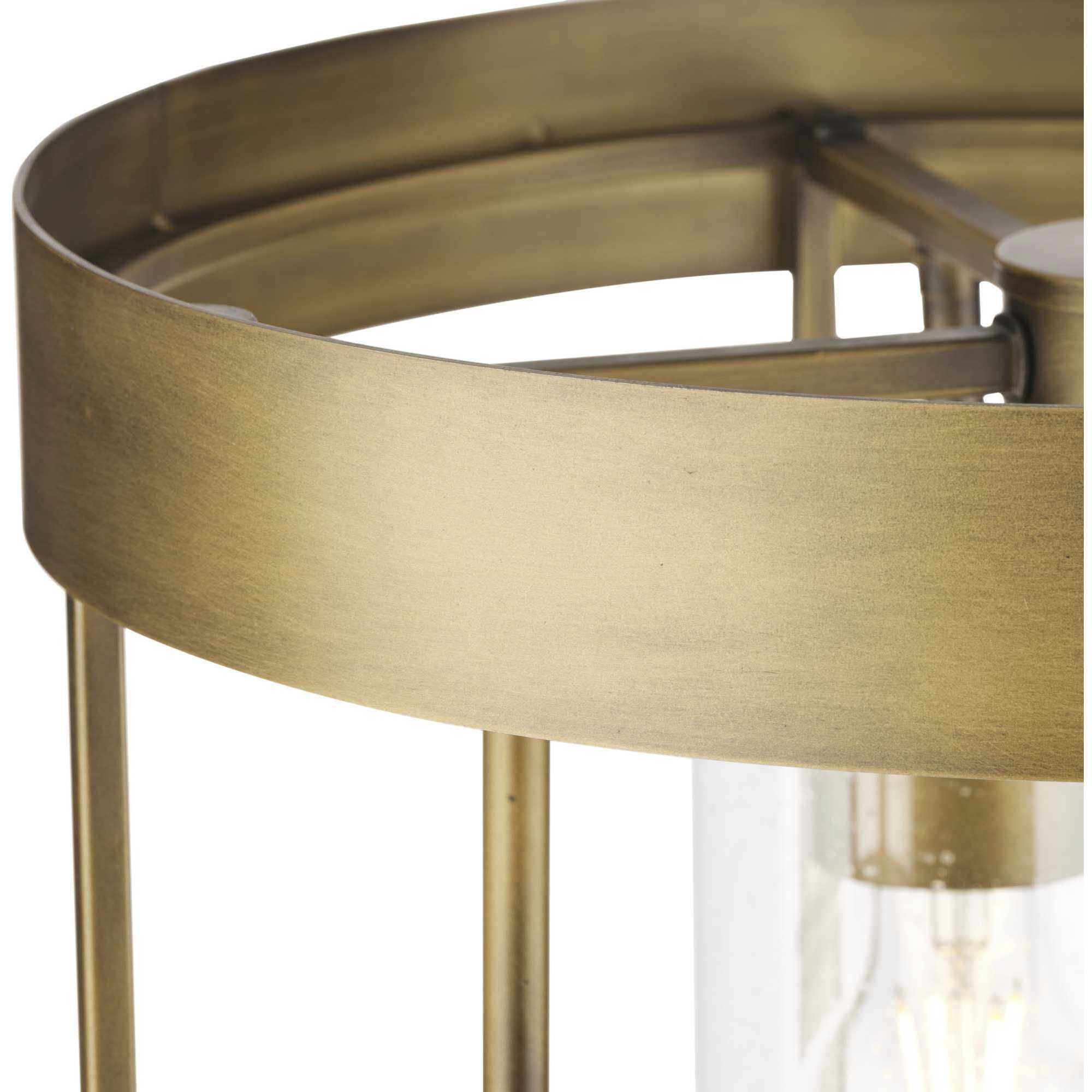 Burgess 5 Light 15.5 inch Aged Bronze Foyer Light Ceiling Light, Design Series