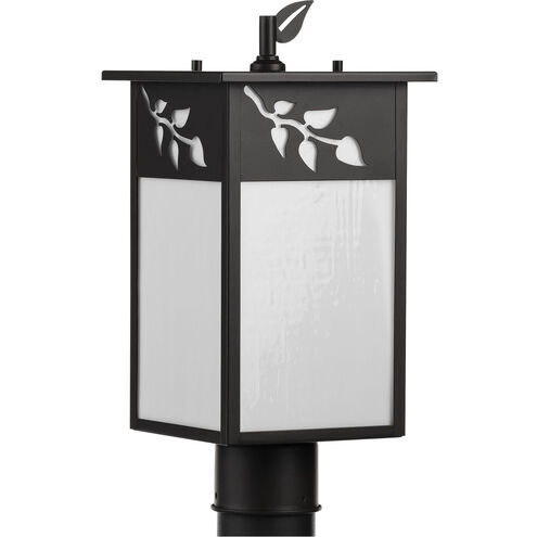 Trellis 1 Light 15 inch Antique Bronze Outdoor Post Lantern