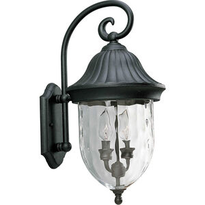 Coventry 2 Light 20 inch Textured Black Outdoor Wall Lantern