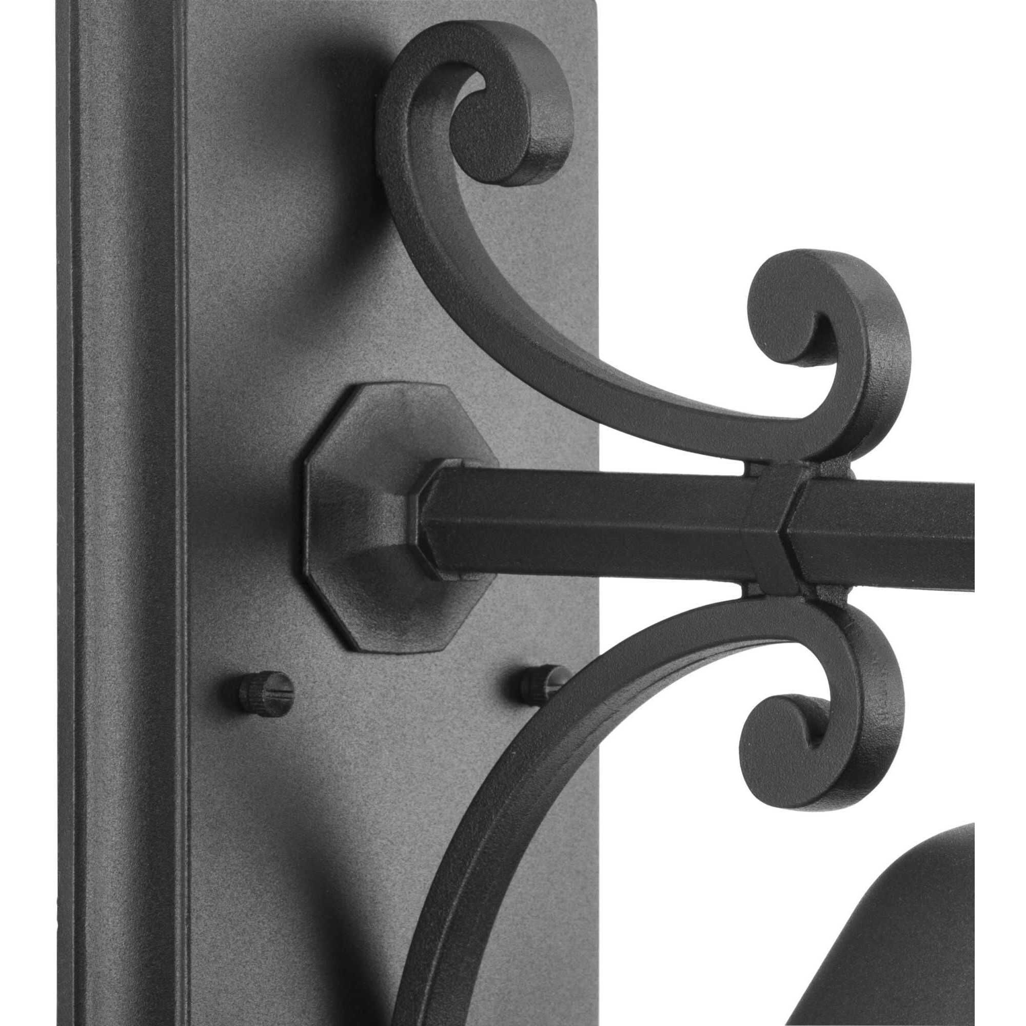 Ashmore 3 Light 21 inch Textured Black Outdoor Wall Lantern