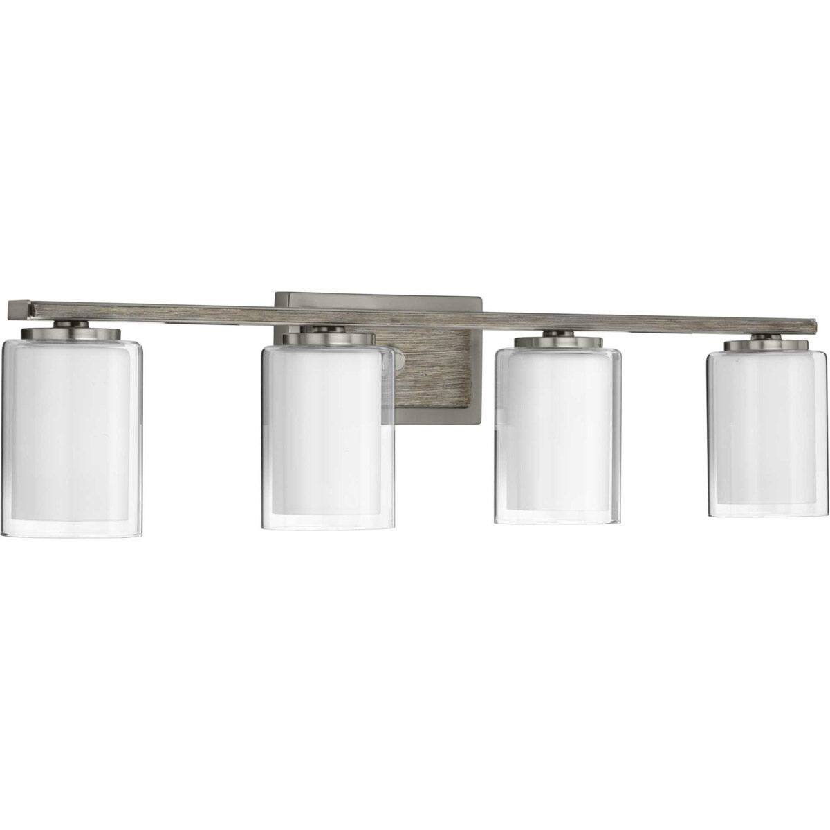 Mast 4 Light 34 inch Brushed Nickel Bath Vanity Wall Light