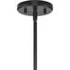 Saucedo 1 Light 12 inch Matte Black Pendant Ceiling Light, Design Series