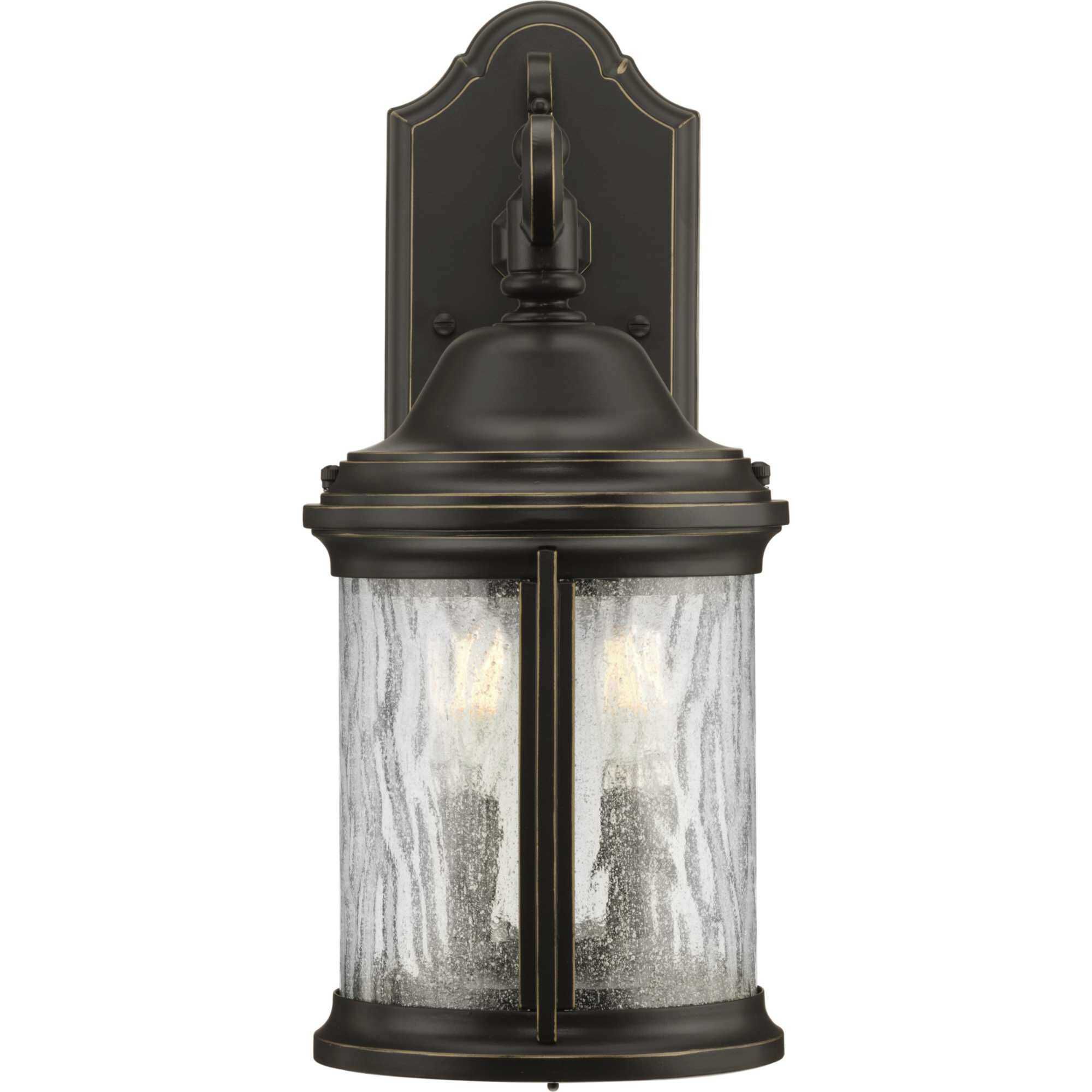 Ashmore 2 Light 15 inch Antique Bronze Outdoor Wall Lantern