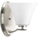 Bravo 1 Light 7.25 inch Brushed Nickel Bath Vanity Wall Light