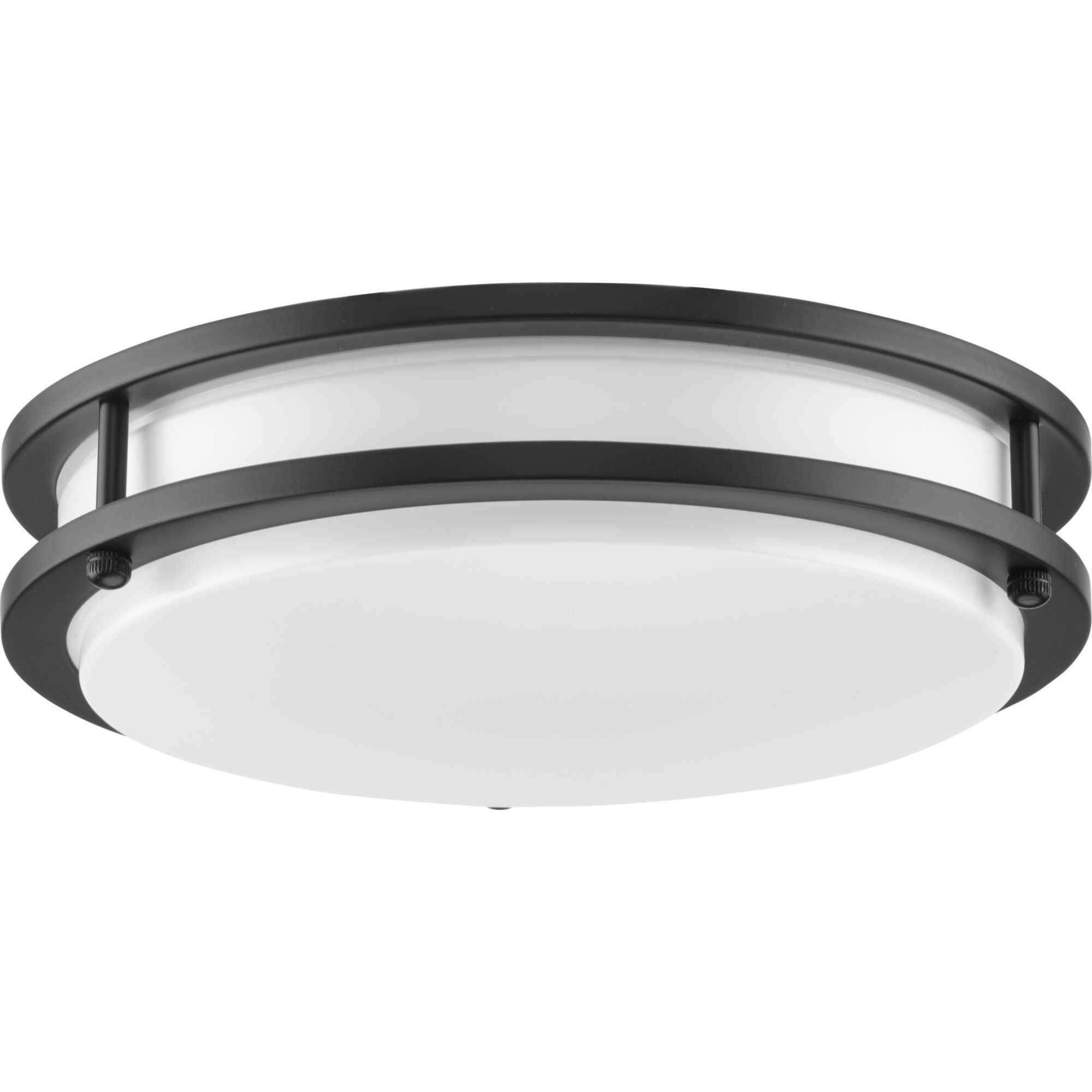 Abide LED LED 10.24 inch Matte Black Flush Mount Ceiling Light, Small, Progress LED
