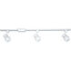 AC LED 3 Light 120 Satin White Track Kit Ceiling Light, Large, Progress LED