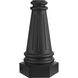 Pole Base 24 inch Textured Black Outdoor Post Base