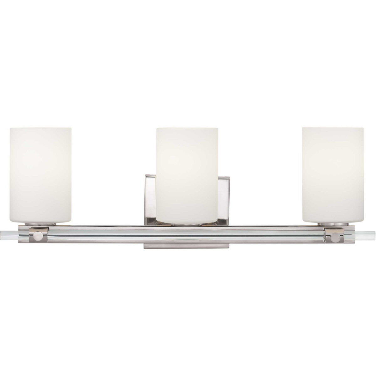 Lisbon 3 Light 24 inch Polished Nickel Bath Vanity Wall Light, Design Series