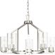 Goodwin 5 Light 24 inch Brushed Nickel Chandelier Ceiling Light