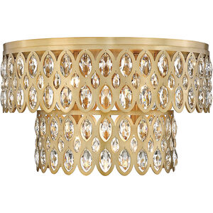 Dealey 9 Light 20 inch Heirloom Brass Flush Mount Ceiling Light