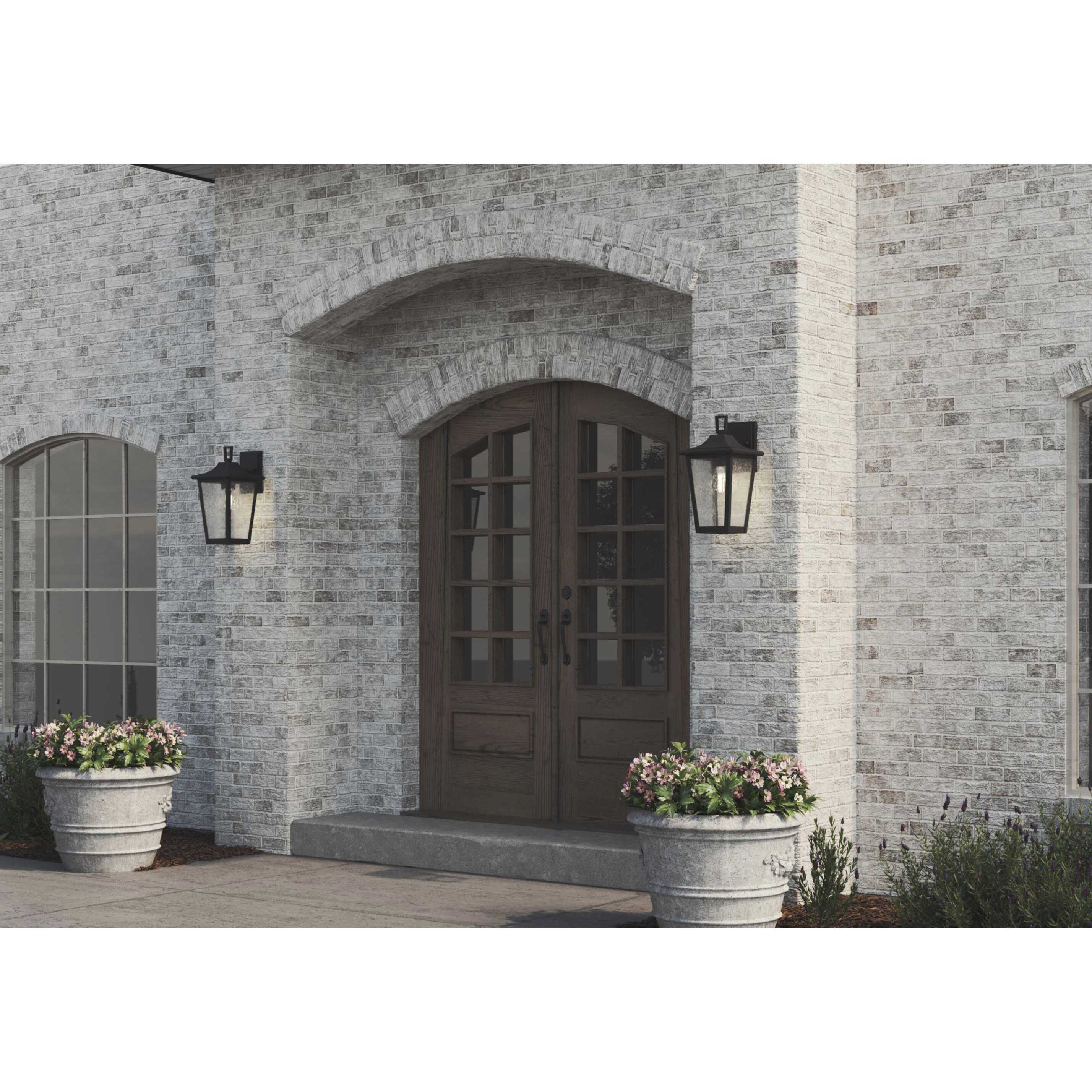 Padgett 1 Light 19 inch Textured Black Outdoor Wall Lantern