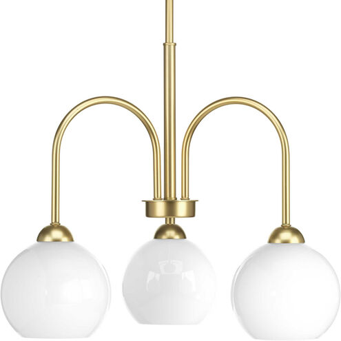 Carisa 3 Light 21.5 inch Vintage Gold Chandelier Ceiling Light