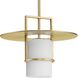 Mystic 1 Light 14 inch Brushed Bronze Pendant Ceiling Light