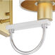 Rigsby 1 Light 6 inch Vintage Gold Wall Bracket Wall Light, Design Series
