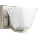 Sync 1 Light 6 inch Brushed Nickel Bath Vanity Wall Light