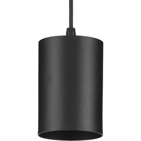 CYL RNDS 1 Light 5 inch Black Outdoor Pendant