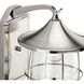 Prairie 1 Light 14 inch Brushed Nickel Outdoor Wall Lantern, Large