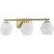 Copeland 3 Light 7.00 inch Bathroom Vanity Light