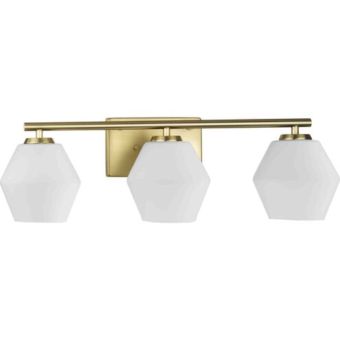 Copeland 3 Light 24 inch Brushed Gold Vanity Light Wall Light