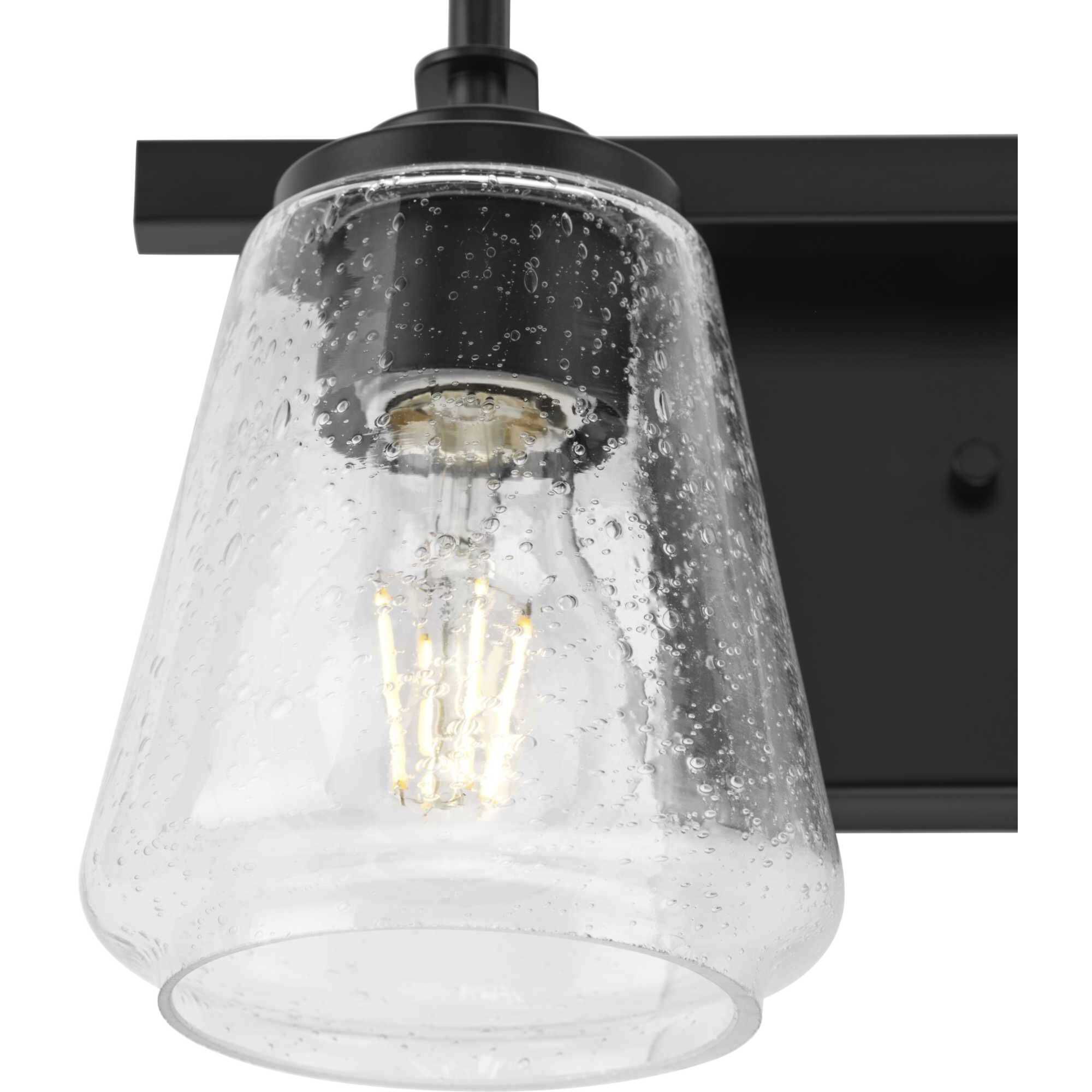 Martenne 2 Light 14 inch Matte Black Bathroom Vanity Light Wall Light