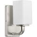 Cowan 1 Light 6 inch Brushed Nickel Bath Vanity Wall Light