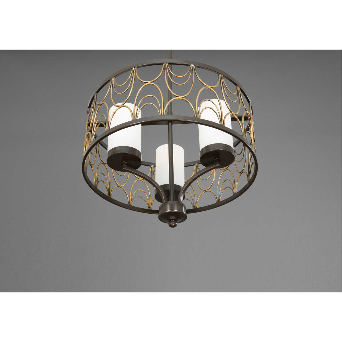 Cirrine 3 Light 18 inch Antique Bronze Chandelier Ceiling Light