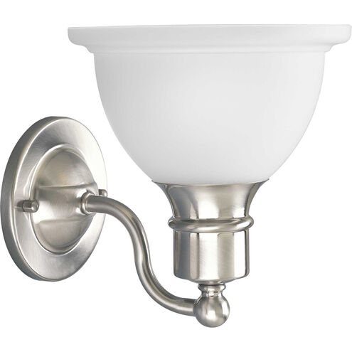 Madison 1 Light 7.63 inch Brushed Nickel Bath Vanity Wall Light