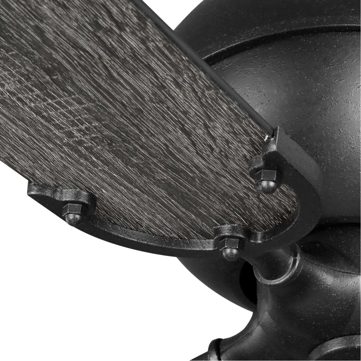 Royer 56 inch Forged Black with Distressed Ebony Blades Ceiling Fan