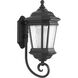 Crawford 1 Light 21 inch Black Outdoor Wall Lantern, Medium, Design Series