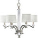 Roxbury 6 Light 25 inch Classic Silver Chandelier Ceiling Light