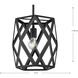 Saucedo 1 Light 12 inch Matte Black Pendant Ceiling Light, Design Series