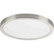 Everlume Brushed Nickel Edgelit Round Trim Ring