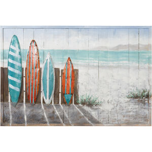 Surfer's Paradise Painted Wall Art
