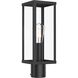 Ryle 1 Light 16 inch Matte Black Outdoor Post Mount Lantern