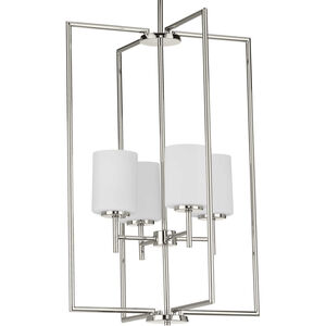 Replay 4 Light 18 inch Polished Nickel Pendant Ceiling Light