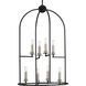 Seneca 8 Light 19.63 inch Matte Black Foyer Pendant Ceiling Light