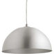 Dome LED LED 10 inch Satin Aluminum Pendant Ceiling Light, Progress LED