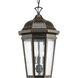 Verdae 3 Light 10.38 inch Antique Bronze Outdoor Hanging Lantern, Design Series