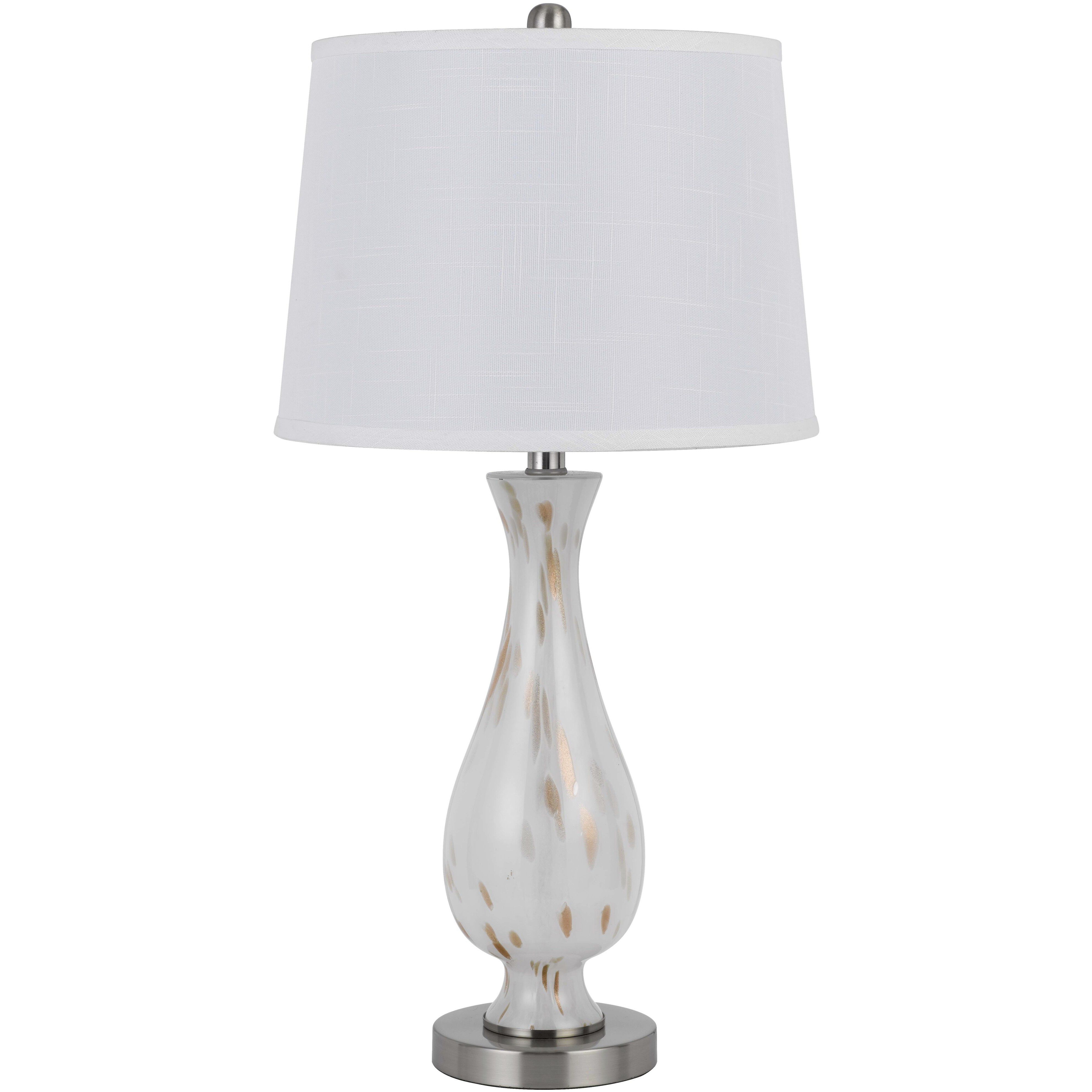 Abinger 28 inch 100.00 watt Frosted White 2 Pack Table Lamp Set Portable Light