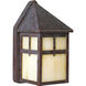 Mission 1 Light 9 inch Cobblestone Outdoor Wall Lantern