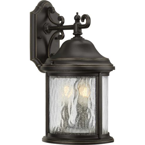 Ashmore 3 Light 17 inch Antique Bronze Outdoor Wall Lantern