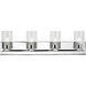 Goodwin 4 Light 29.25 inch Polished Chrome Vanity Light Wall Light