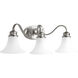 Applause 3 Light 24 inch Brushed Nickel Bath Vanity Wall Light