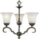 Melbourne 3 Light 20 inch Espresso Chandelier Ceiling Light