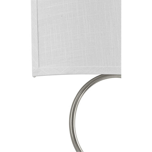 LED Shaded Sconce LED 14 inch Brushed Nickel ADA Wall Sconce Wall Light, Progress LED